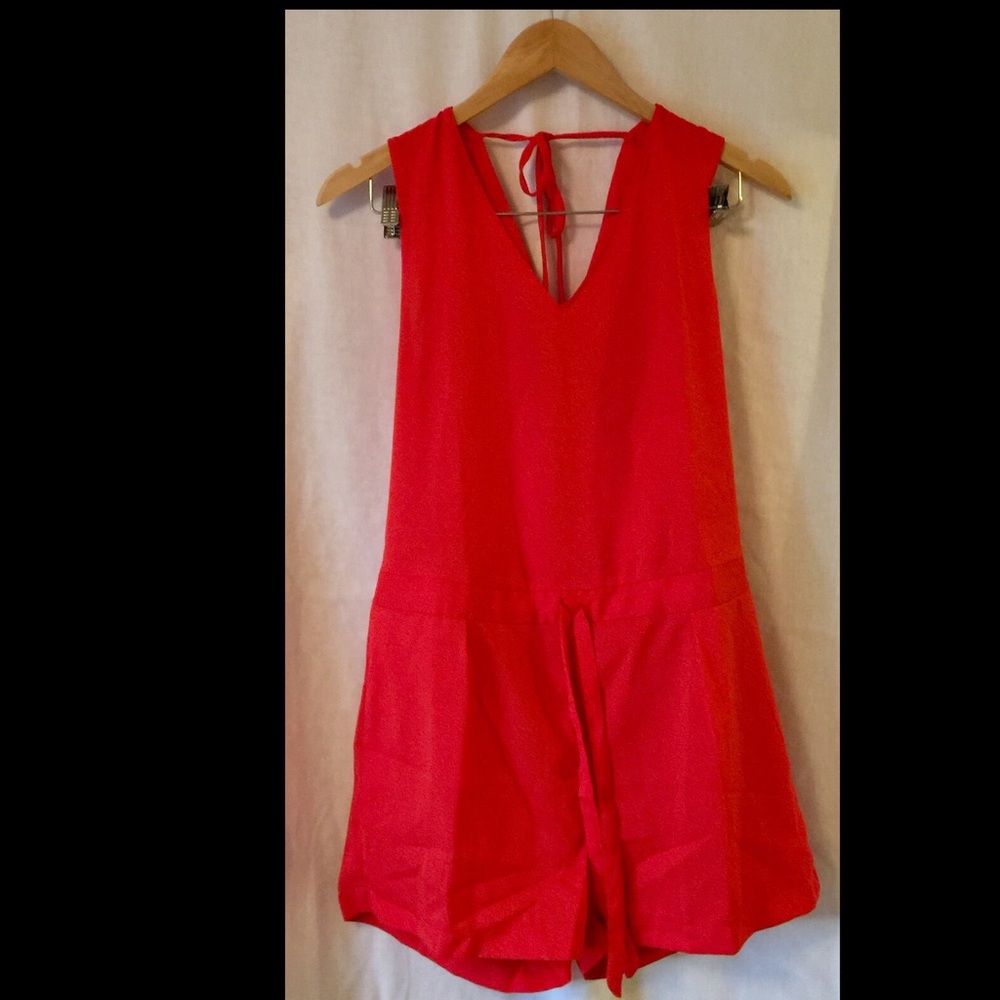 Red romper